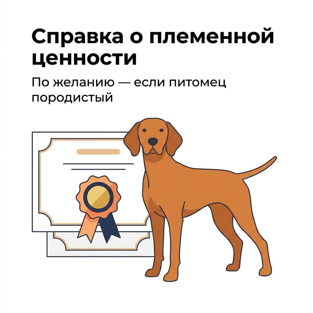 Справка о племенной ценности